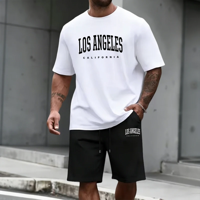 Men'S Fashion Undershirt - Men's Tracksuit Short Sleeve Top and