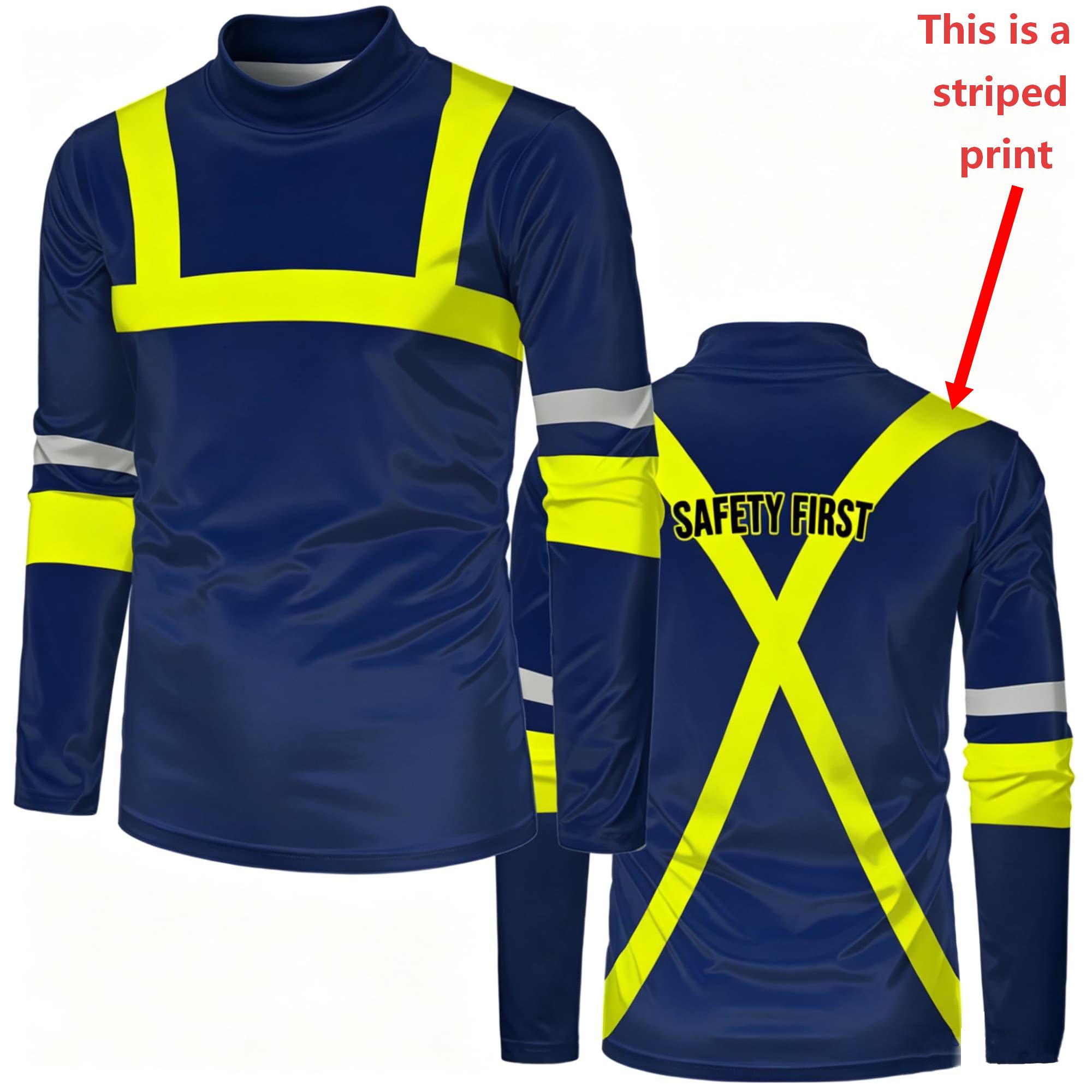 Men'S Fashion Trends 2025 - Men Mock Neck Long Sleeve T‑Shirt