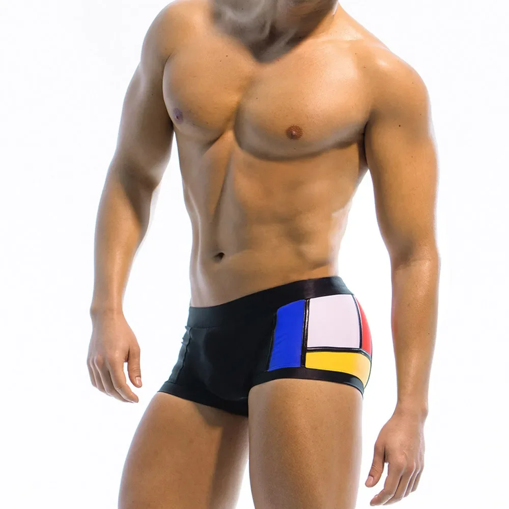 Swim Trunk Shorts - Mens Swimwear Swim Briefs Boxer Swimsuits