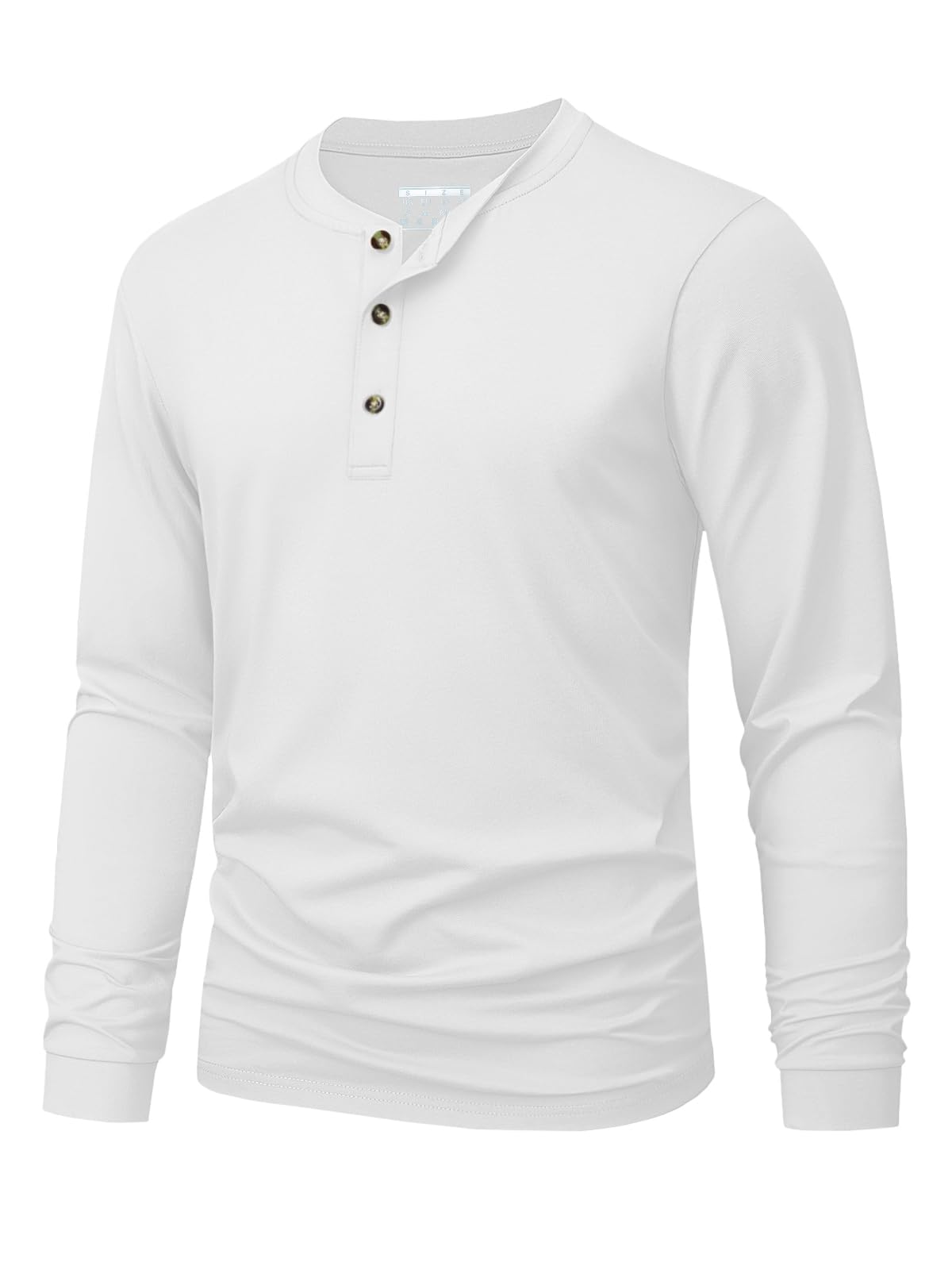 Men'S Fashion Trends 2025 - Men's Henley T-Shirt Simple Solid Color