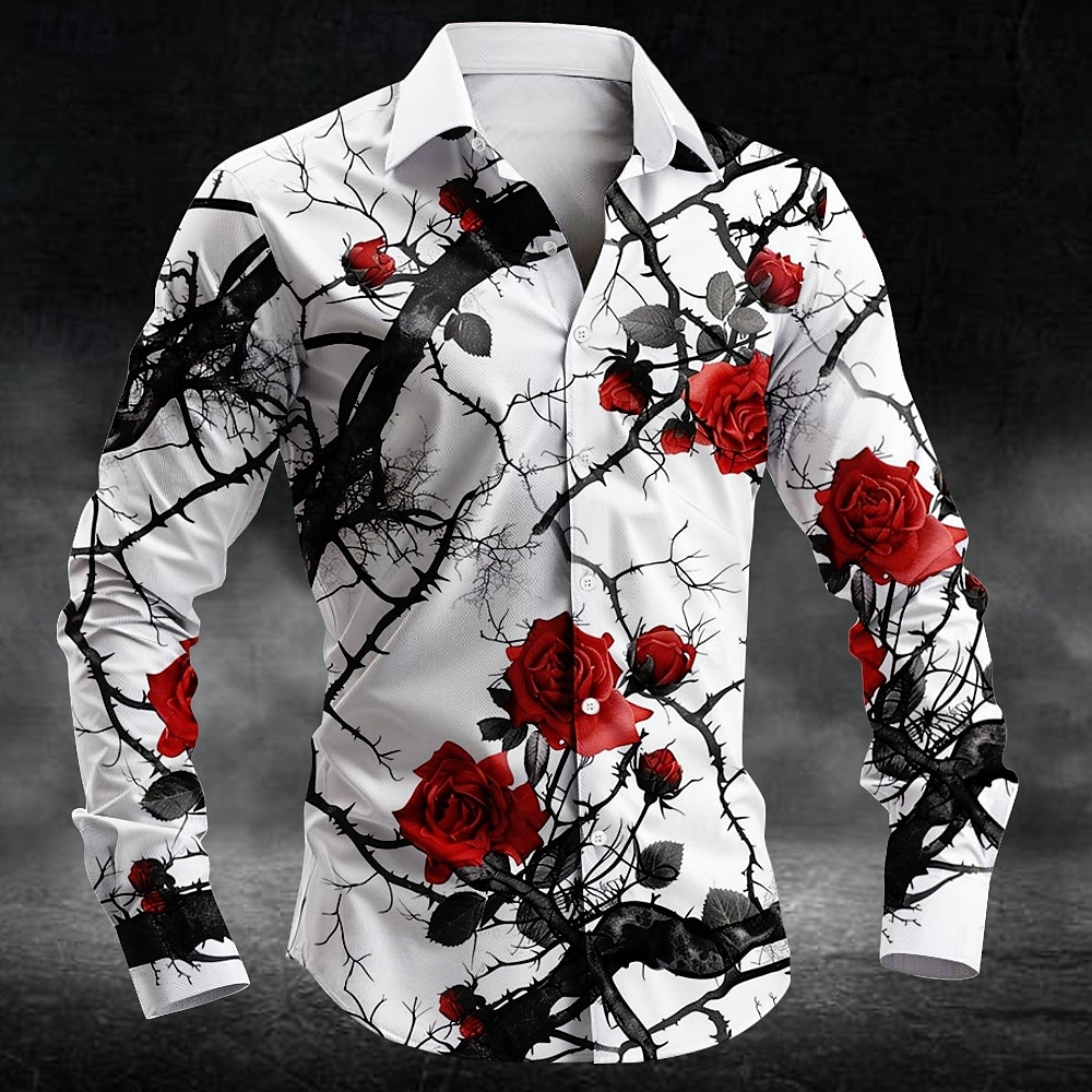 Men'S Fashion Undershirt - Fashion plum blossom pattern 3d Print