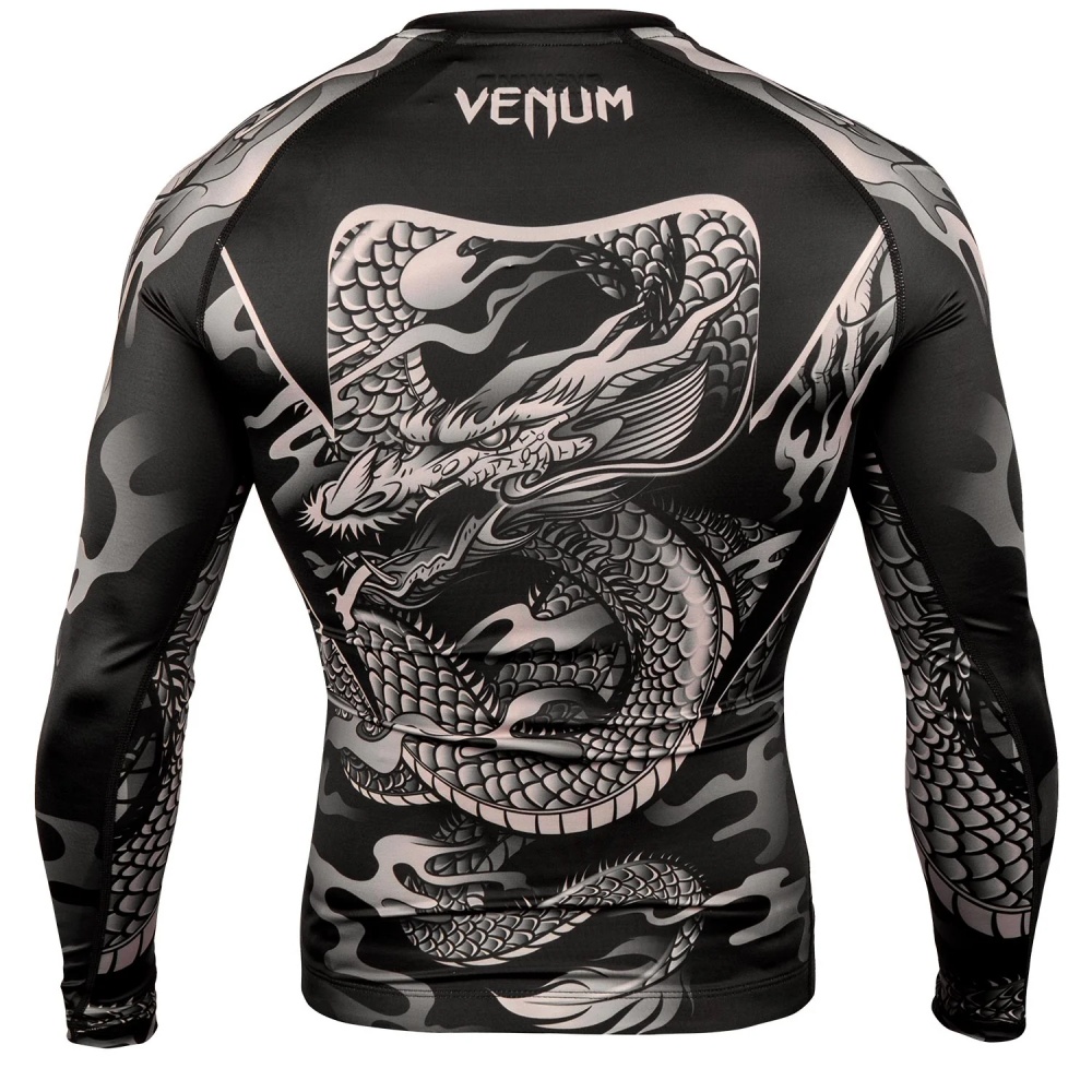 Dragon Pattern Long Sleeve Com - Compression Shirt Workout review and price