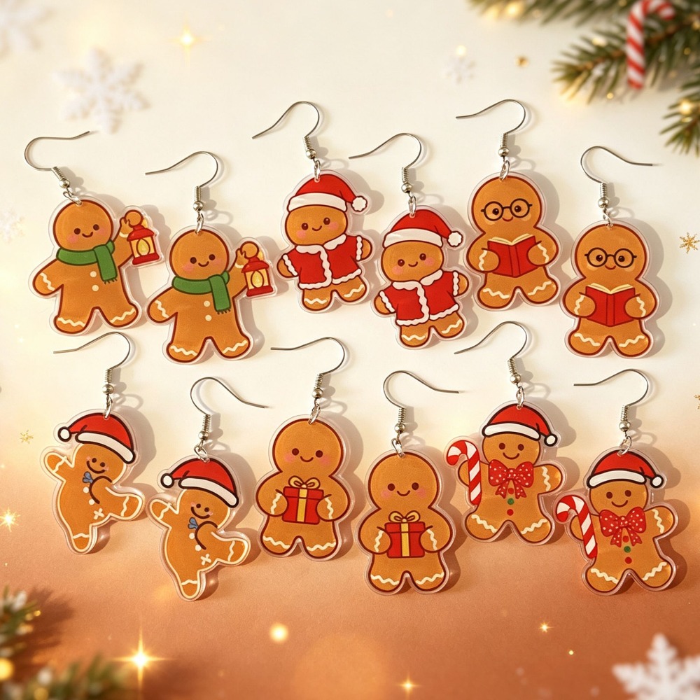 Christmas Gingerbread Man Acry - Mens Xmas Fashion review and price