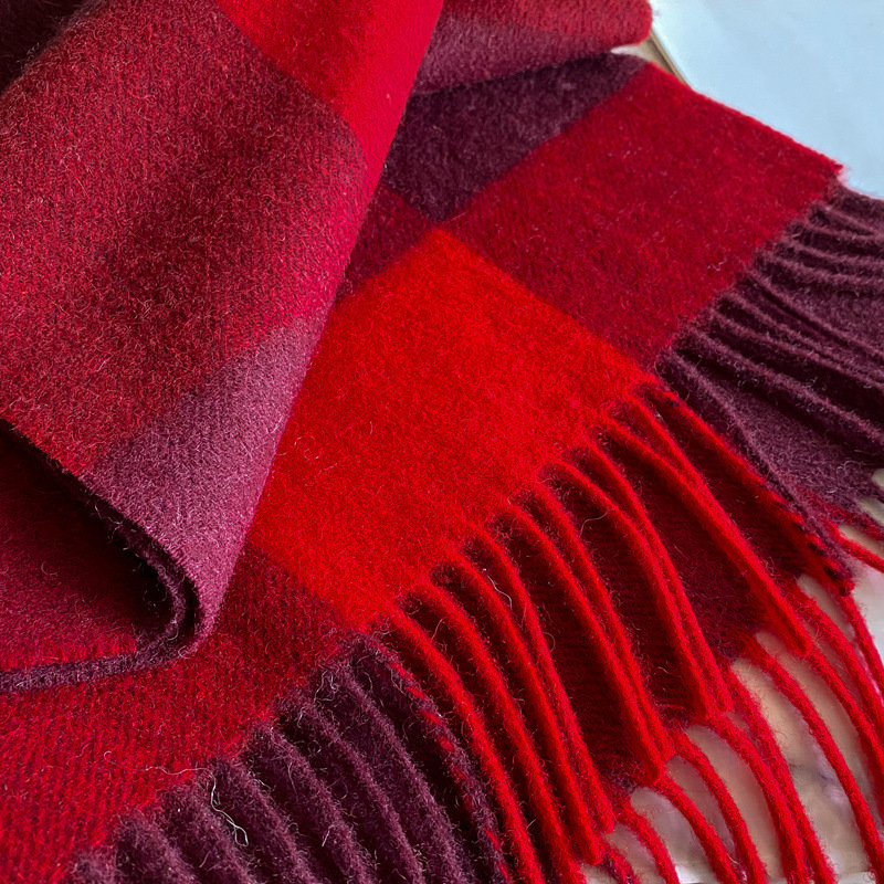 100% Wool Scarf Men Women Wint - Mens Fashion Poncho review and price