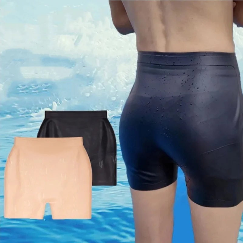 Swimming Pants Silicone Waterp - Swim Trunk Shorts review and price