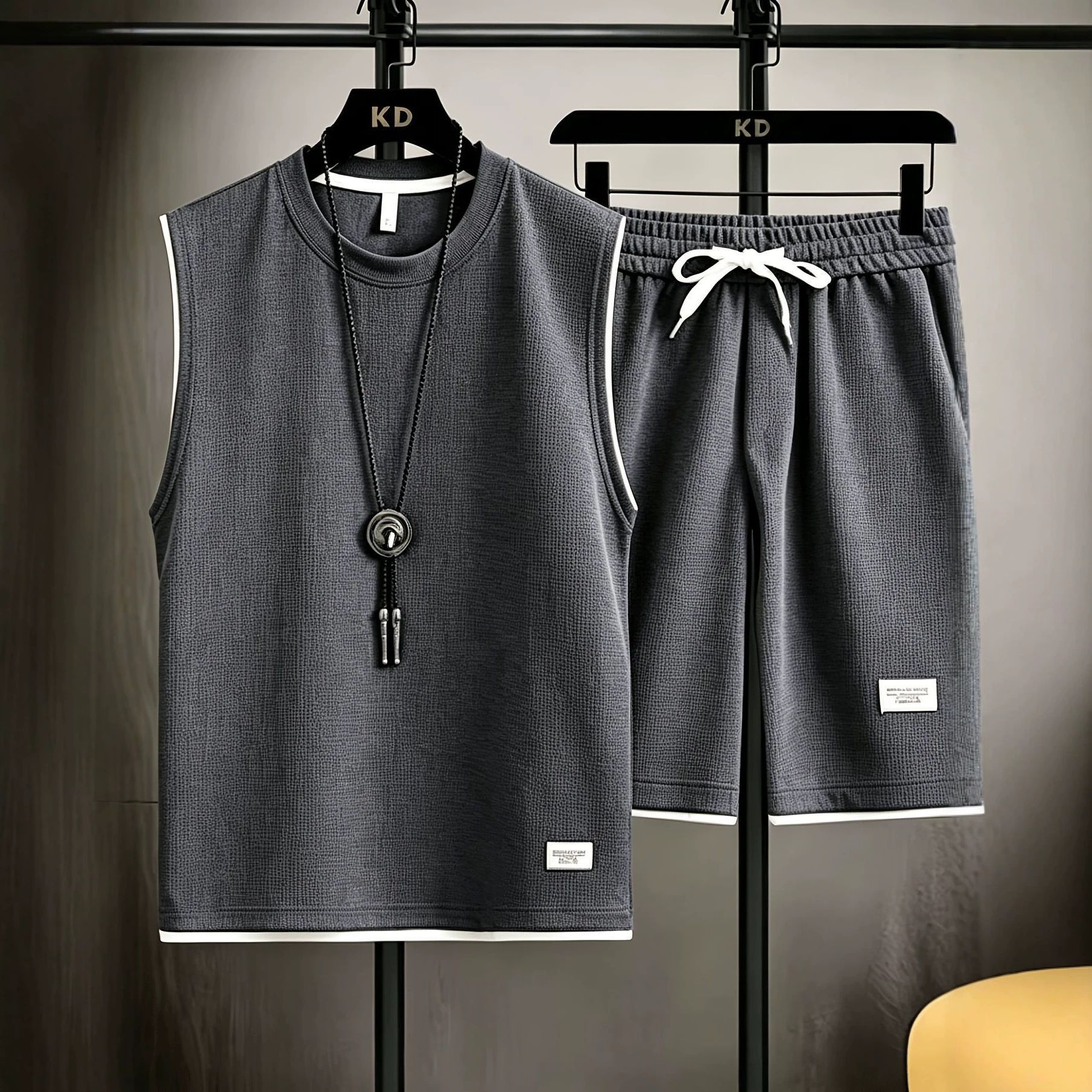 Summer men's vest sets high qu - Men'S Fashion review and price