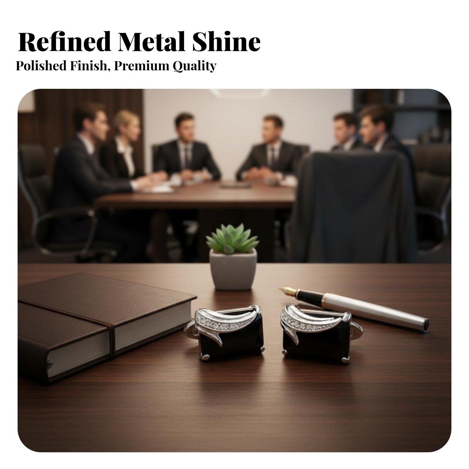 Fashion Crystal Men Cufflinks  - Mens Fashion Dress review and price