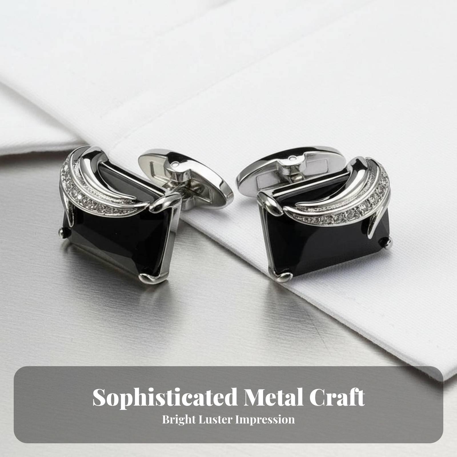 Fashion Crystal Men Cufflinks  - Mens Fashion Dress review and price