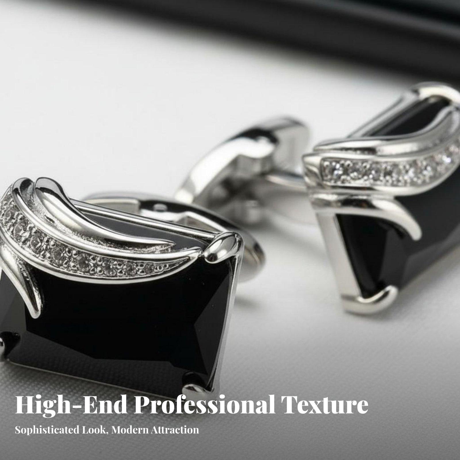 Fashion Crystal Men Cufflinks  - Mens Fashion Dress review and price