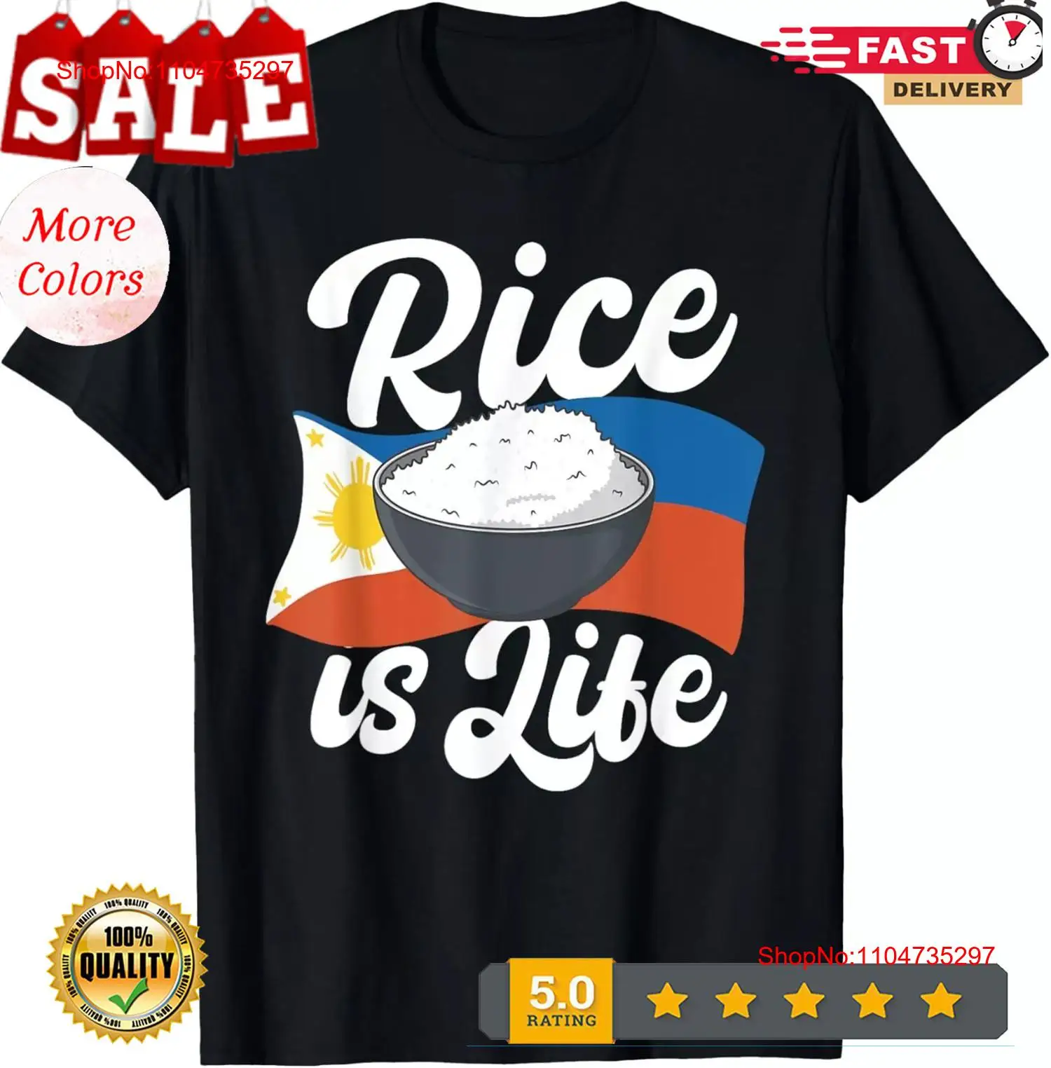 Rice Is Life Filipino Food Pro - Men'S Fashion Philippines review and price