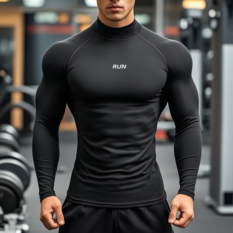 Men's Running Turtleneck Quick - Compression Shirt Workout review and price