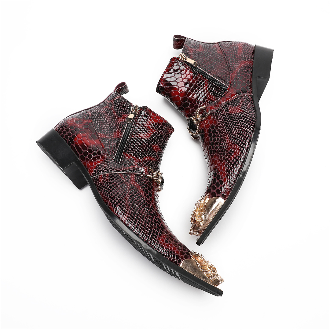 fashion metal pointed toe real - Mens Fashion Dress review and price