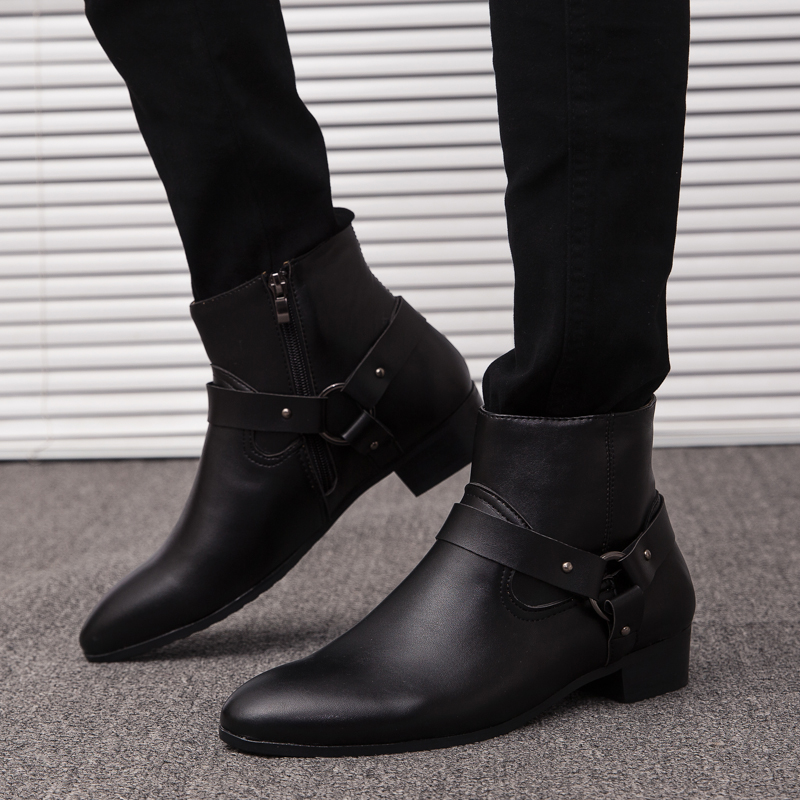 2026 New Ankle Boots PU Leathe - Mens Fashion Dress review and price