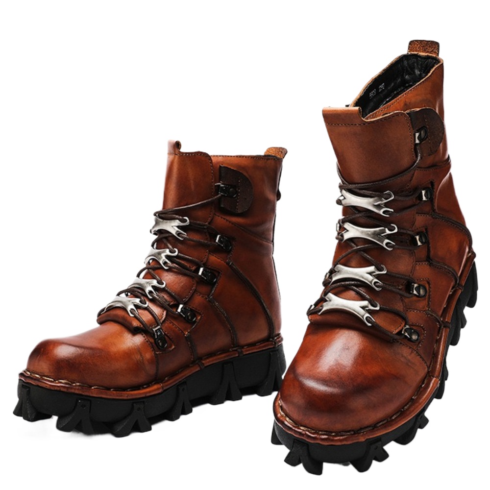 Fashion Men's Cowhide Genuine  - Men'S Fashion Hiking Boots review and price
