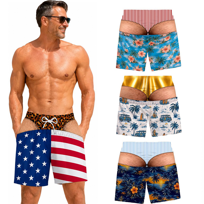 Novelty Men's Swim Trunks Funn - Swim Trunk Shorts review and price