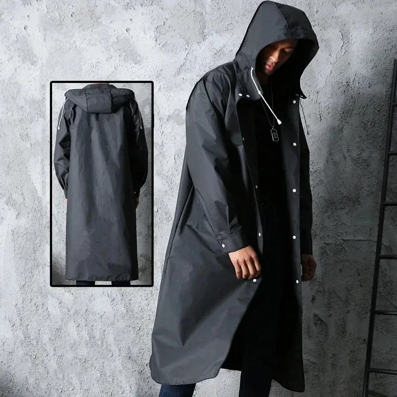 Black Fashion Adult Waterproof - Mens Fashion Poncho review and price