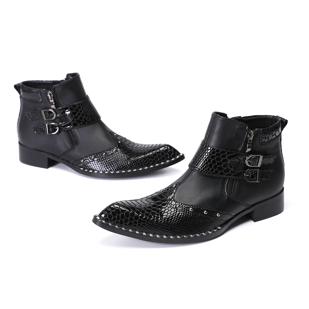 fashion rivets pointed toe men - Mens Fashion Dress review and price