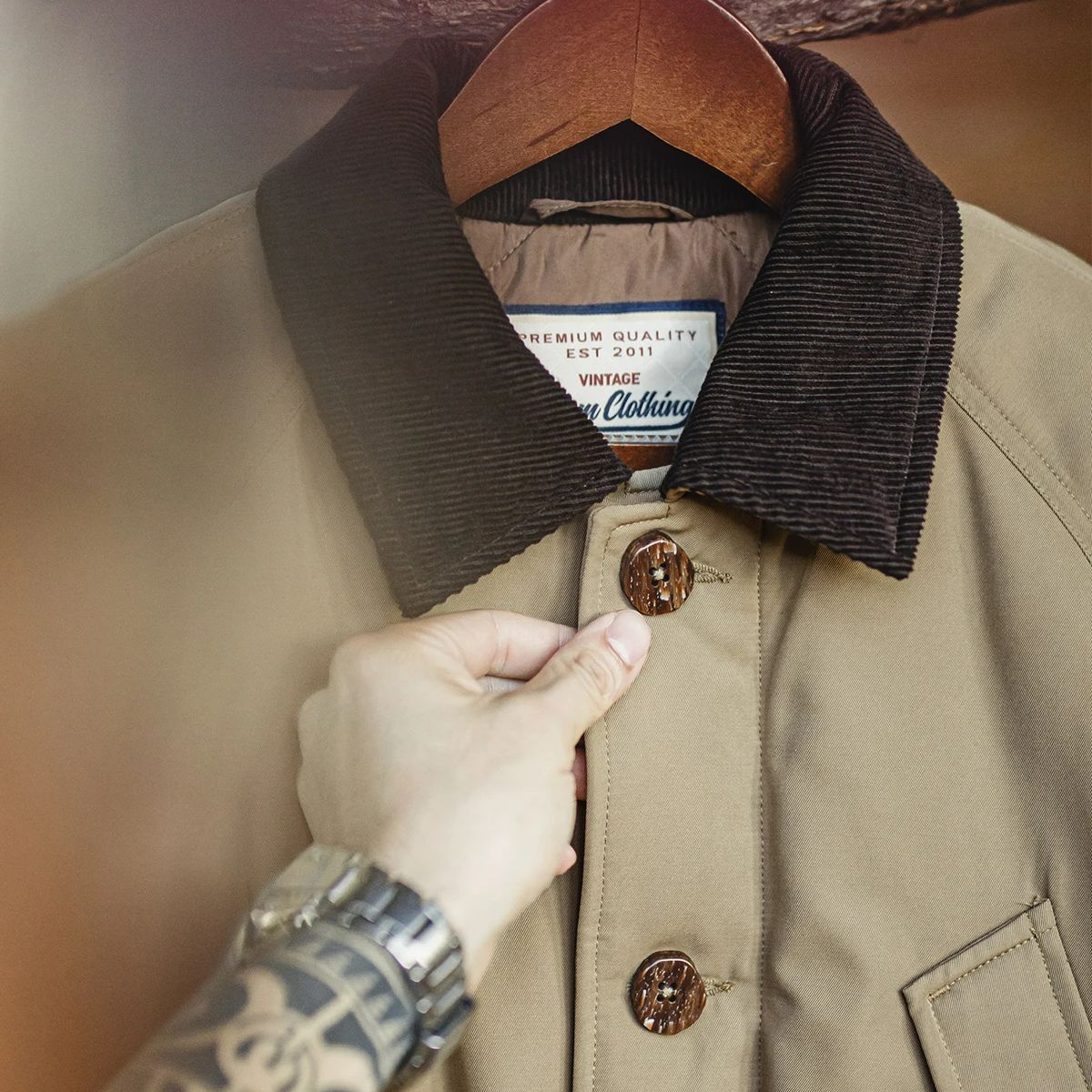 Maden Vintage Corduroy Collar  - Corduroy Jacket Men review and price