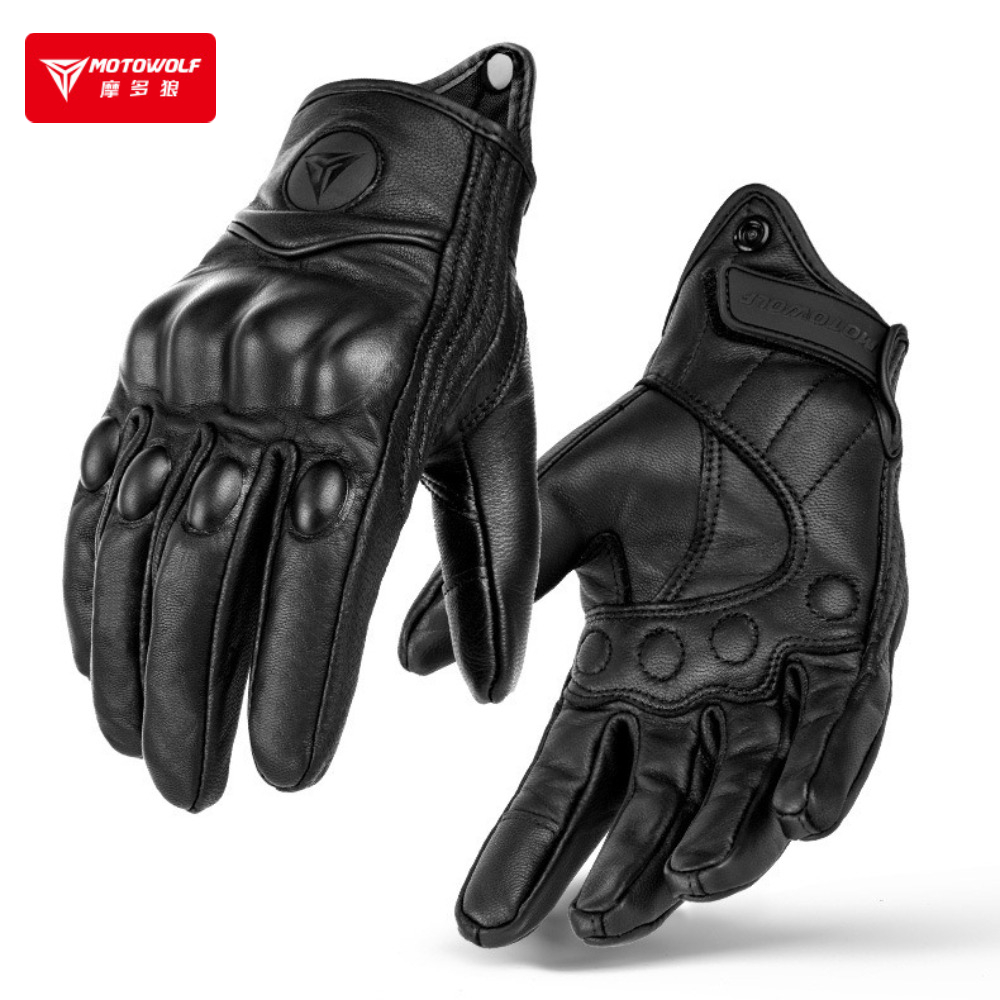 New Vintage Leather Motorcycle - Men'S Fashion Gloves review and price