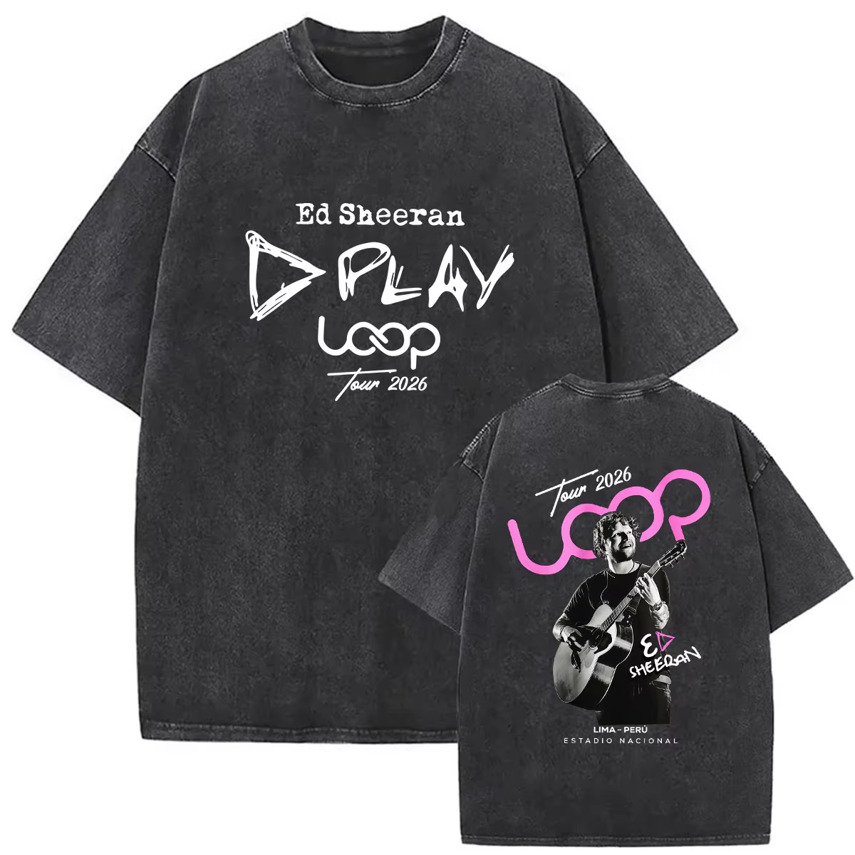Rapper Ed Sheeran Loop Tour 20 - Poster Men Fashion review and price