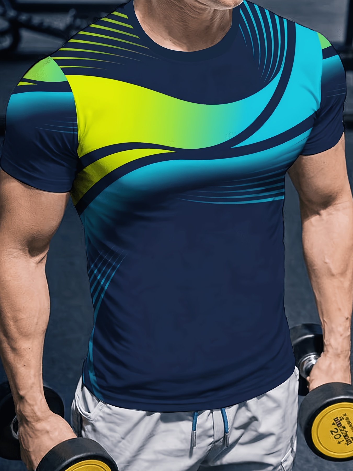 Men High Elastic Quick Dry Spo - Compression Shirt Workout review and price