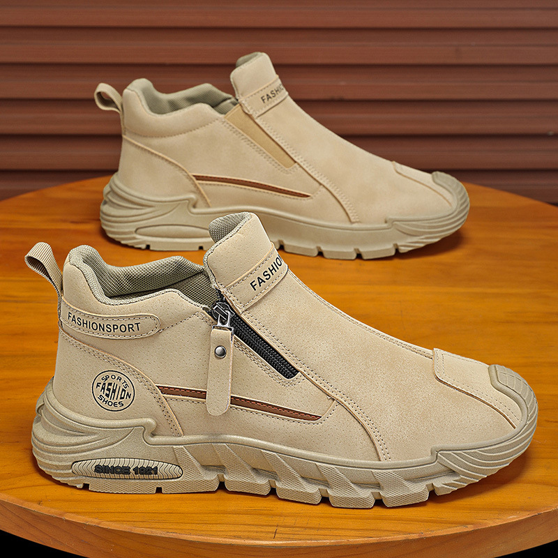 Men's Casual Zipper Closed Sho - Men'S Fashion Hiking Boots review and price