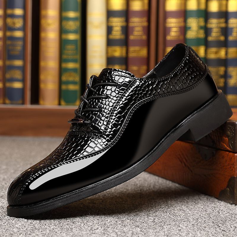 Men's Glossy Patent Leather Br - Mens Fashion Dress review and price