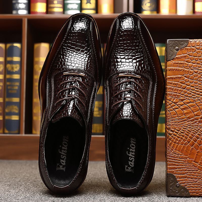 Men's Glossy Patent Leather Br - Mens Fashion Dress review and price