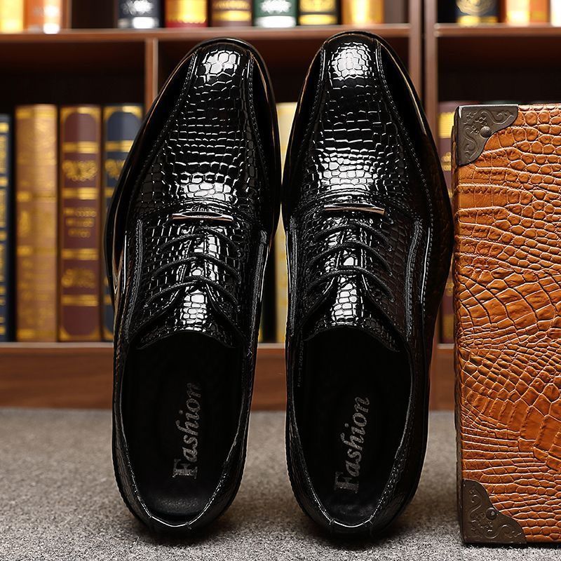 Men's Glossy Patent Leather Br - Mens Fashion Dress review and price