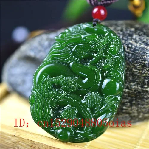 Natural Green Chinese Jade Dra - Men'S Fashion review and price