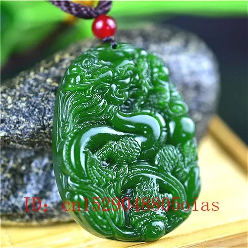 Natural Green Chinese Jade Dra - Men'S Fashion review and price