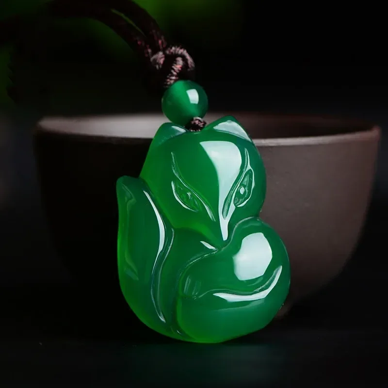 Jade Fox Necklace Pendant Natu - Men'S Fashion review and price
