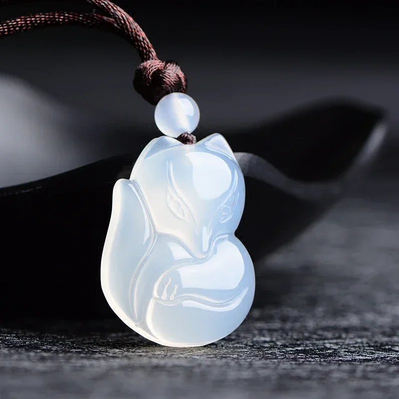 Jade Fox Necklace Pendant Natu - Men'S Fashion review and price