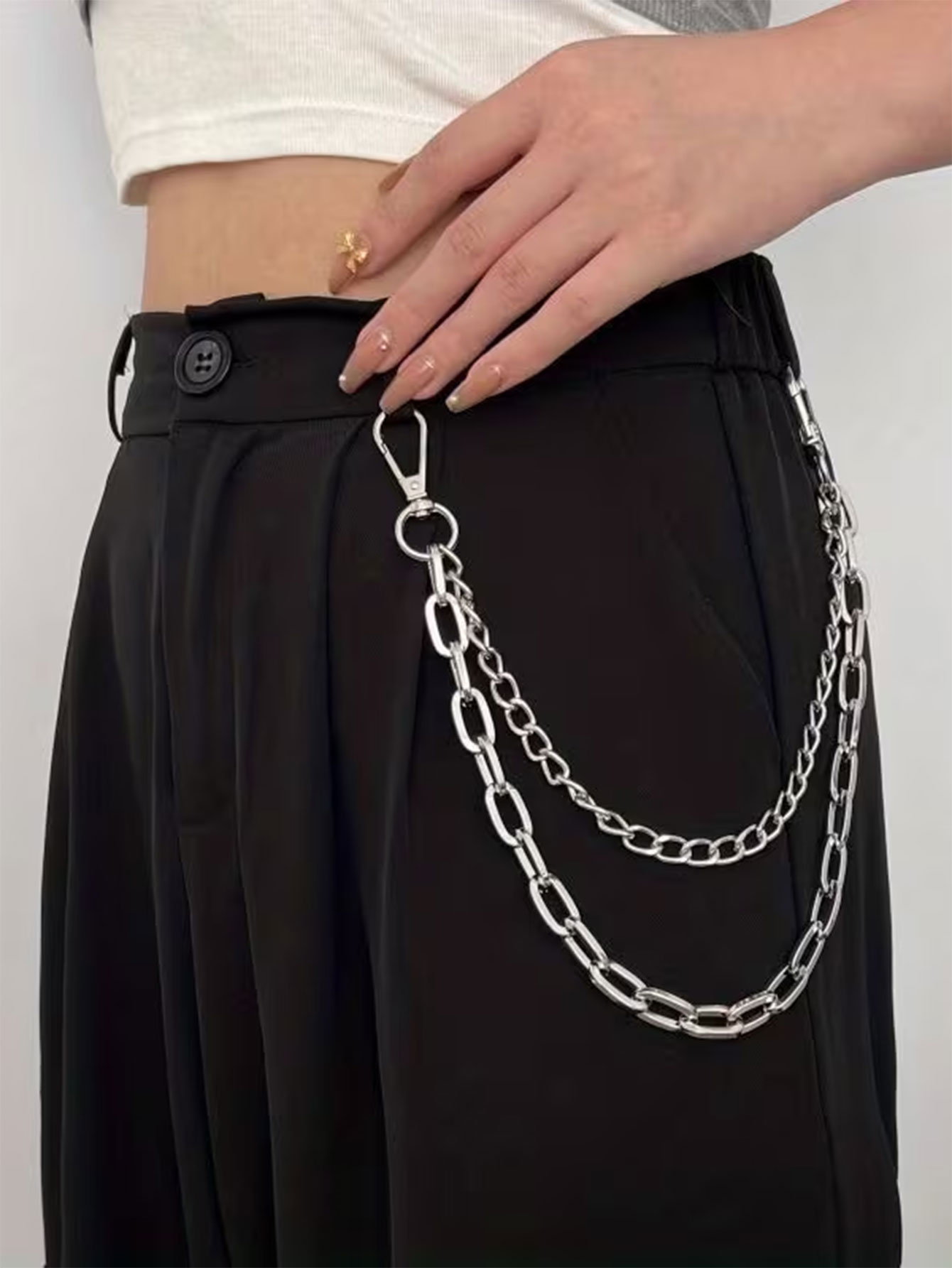 Unisex Punk Style Metal Fashio - Men'S Fashion Jeans review and price