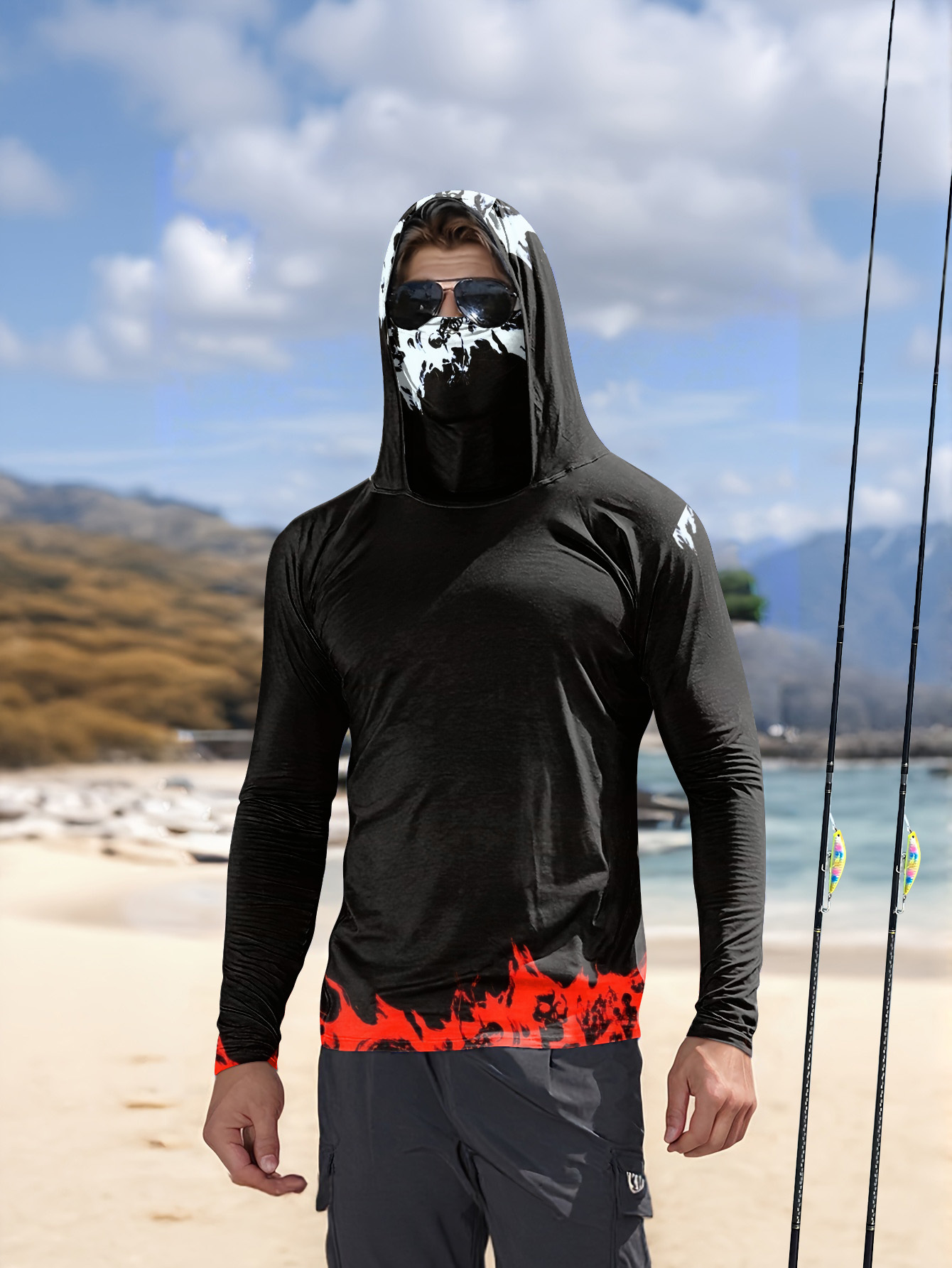 Men Hood Fishing Shirt long sl - Men'S Fashion Trends 2025 review and price