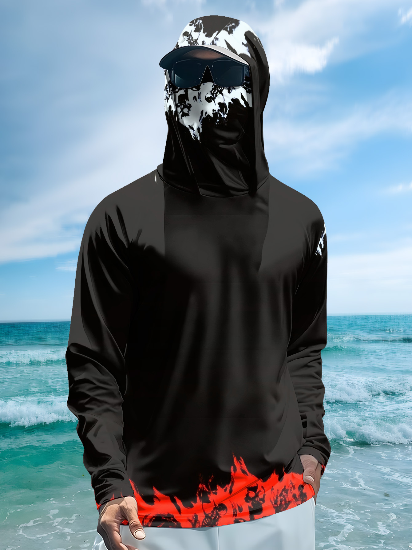 Men Hood Fishing Shirt long sl - Men'S Fashion Trends 2025 review and price
