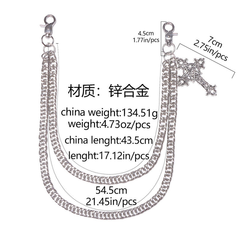 Fashion Punk Metal Pants Chain - Men'S Fashion Jeans review and price