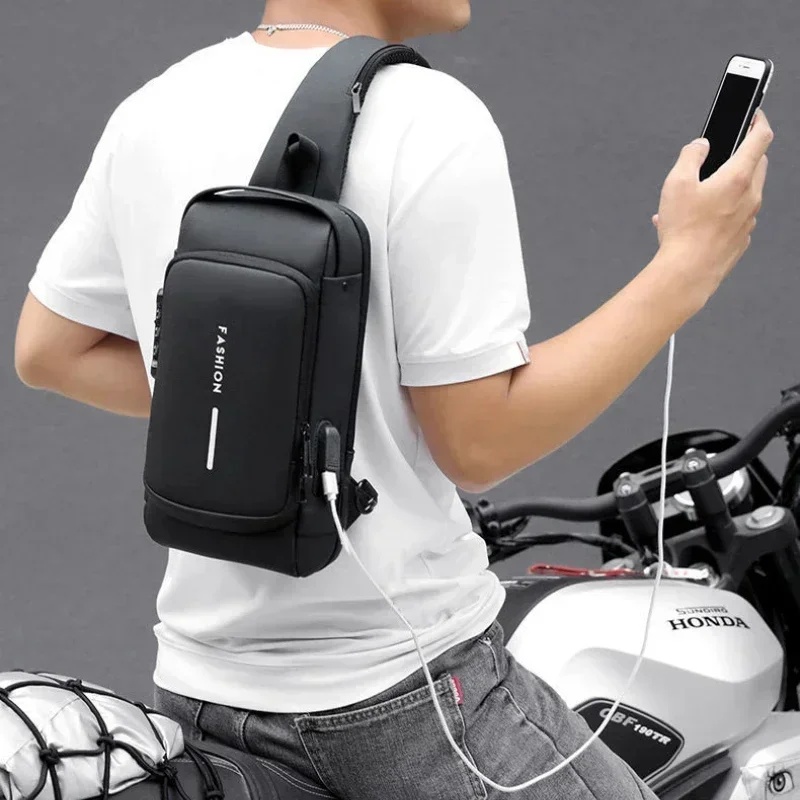 Men Anti Theft Chest Bag Shoul - Fashion Harness Men review and price