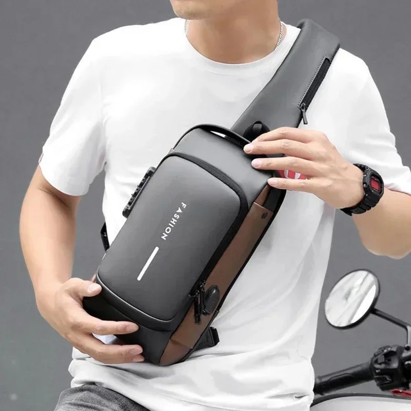 Men Anti Theft Chest Bag Shoul - Fashion Harness Men review and price