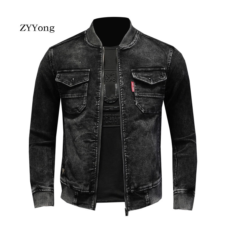 Stand Collar Bomber Pilot Blac - Corduroy Jacket Men review and price