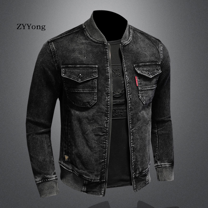Stand Collar Bomber Pilot Blac - Corduroy Jacket Men review and price