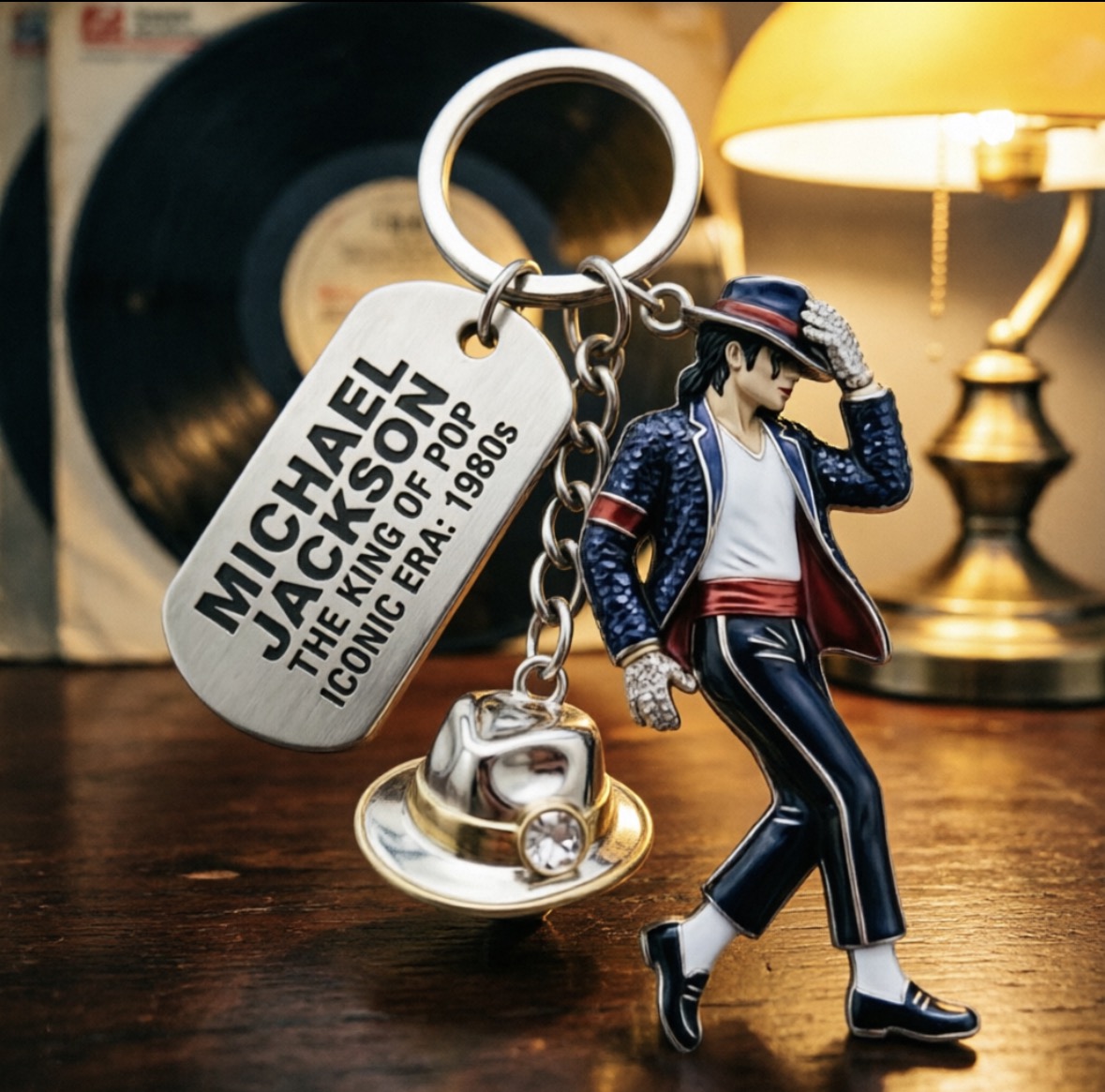 Michael Jackson Keychain, Clas - Men'S Fashion review and price