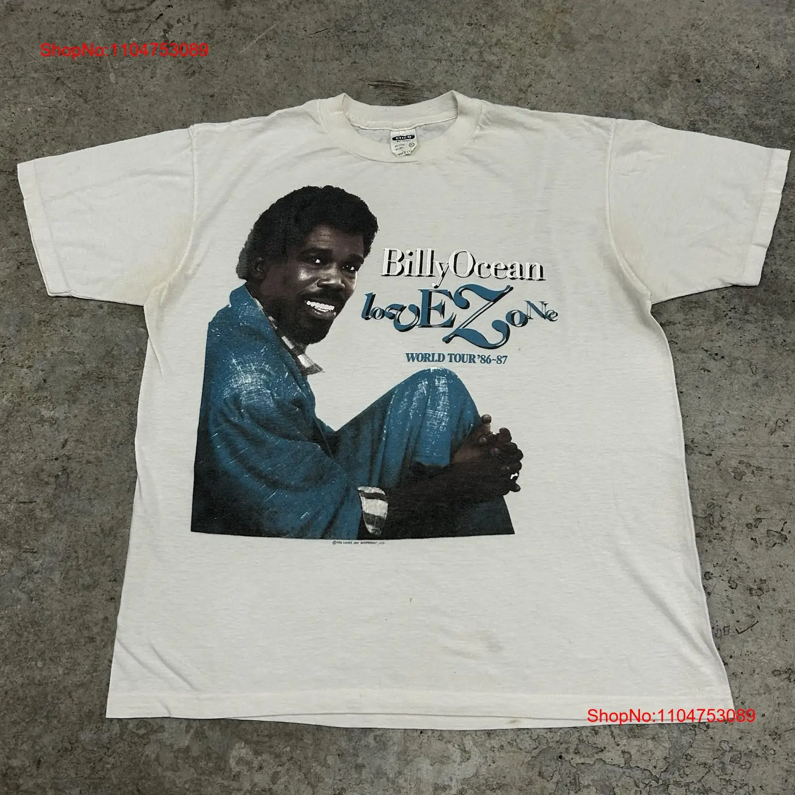 Vintage 80s Billy Ocean Band T - Mens Fashion World review and price