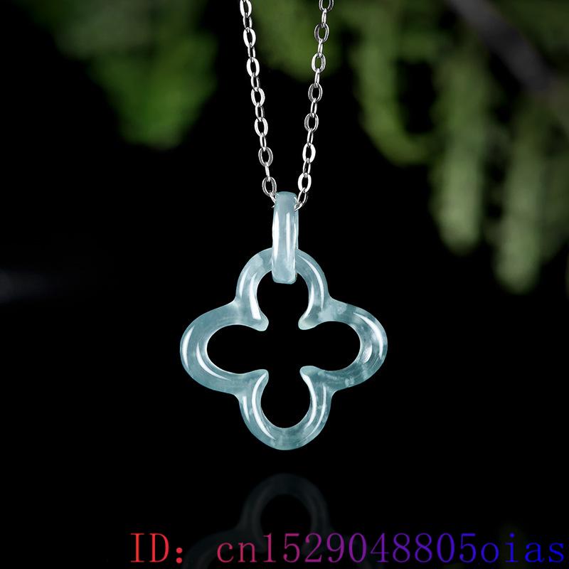 Blue Myanmar Jadeite Four Leaf - Men'S Fashion review and price