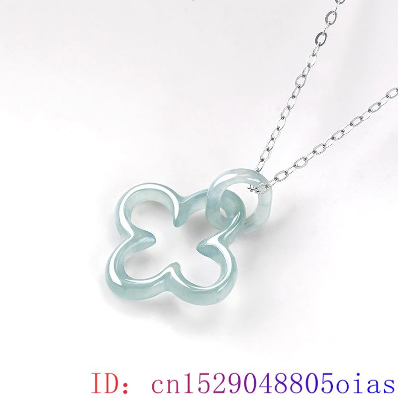 Blue Myanmar Jadeite Four Leaf - Men'S Fashion review and price