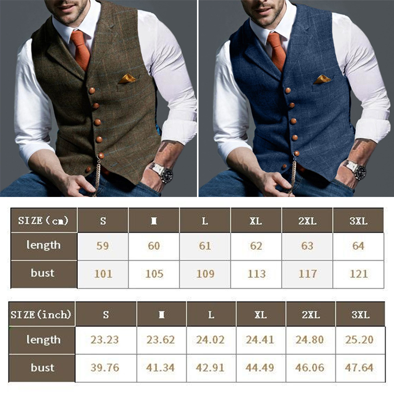 Fashion Men's Vests Lapel Twee - Formal Waistcoat Vest review and price