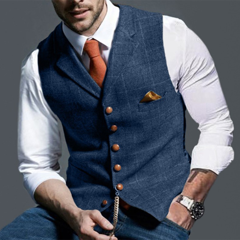 Fashion Men's Vests Lapel Twee - Formal Waistcoat Vest review and price