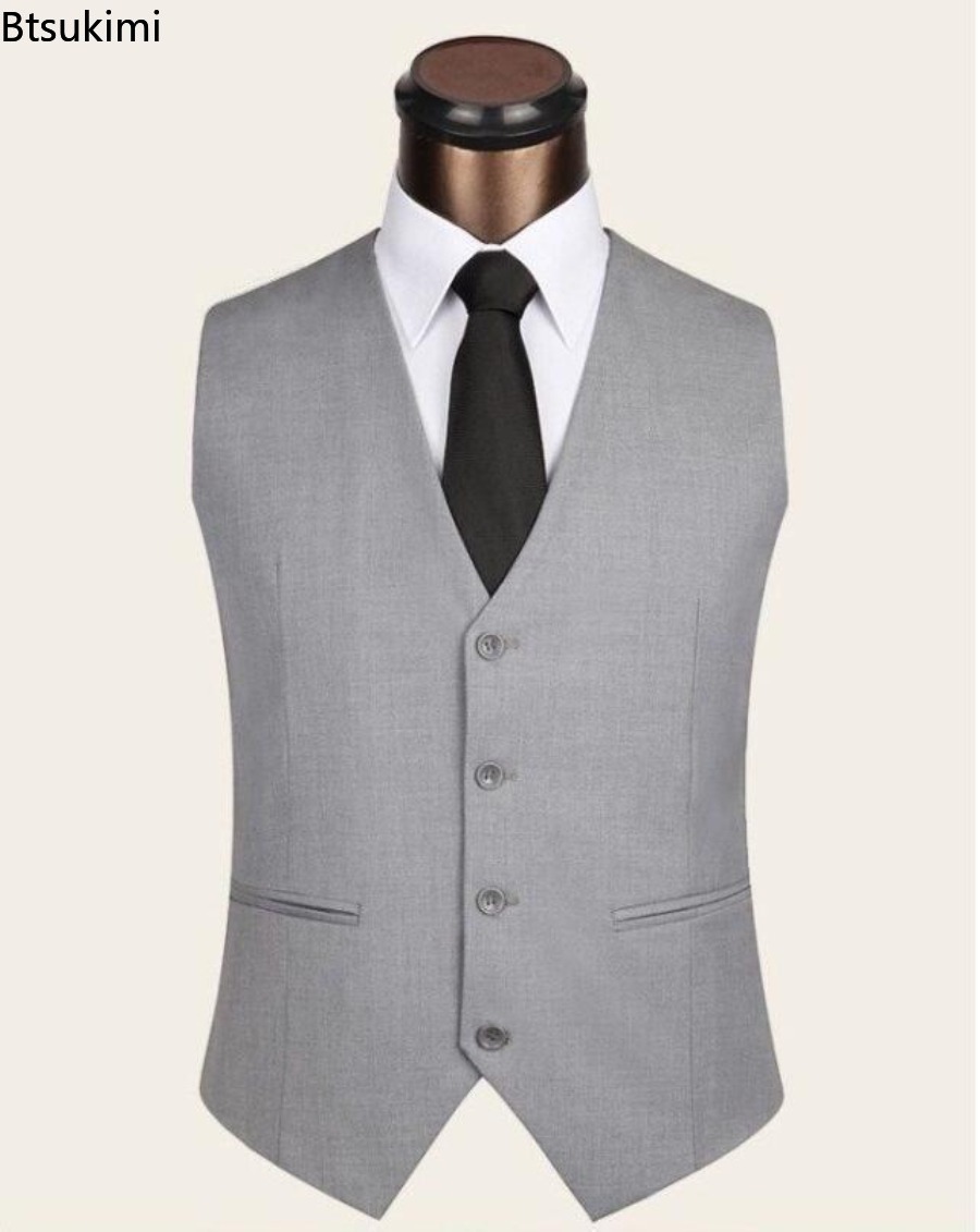 S-6XL Plus Size Men's Korean S - Formal Waistcoat Vest review and price