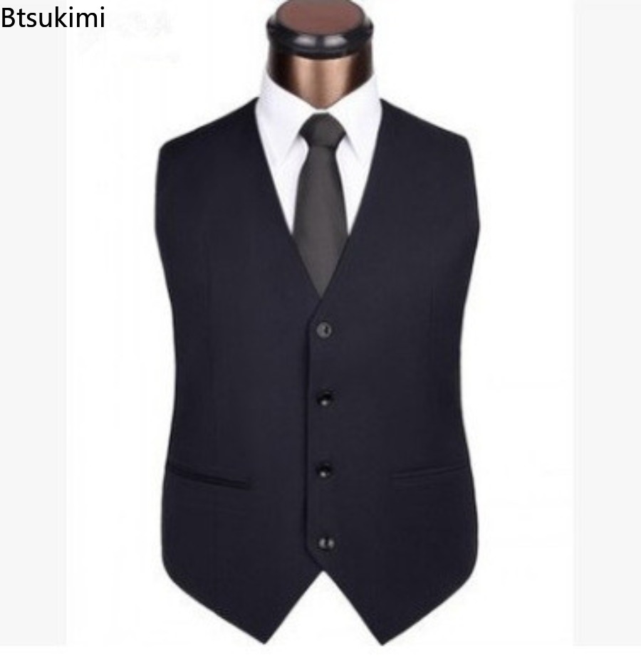 S-6XL Plus Size Men's Korean S - Formal Waistcoat Vest review and price