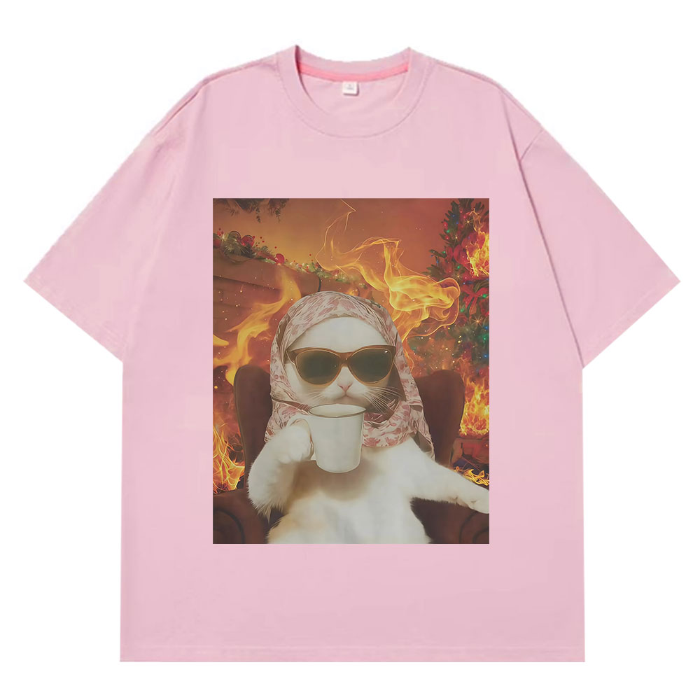 I Chill Cat Xmas Funny Cat Mem - Mens Xmas Fashion review and price